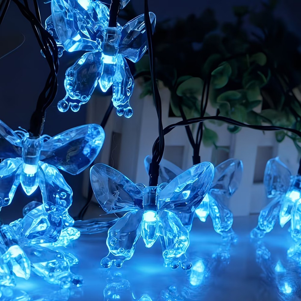 Outdoor Power For Wedding - Lampu Tali Peri Kupu-kupu Kristal untuk