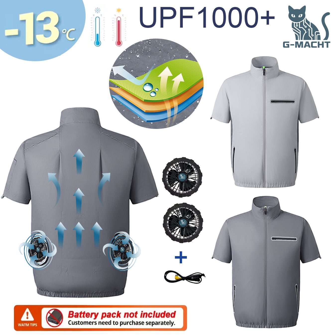 Outdoor Power Not Working - G-MACHT 2026 Rompi Pendingin USB Baru