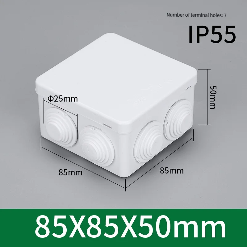 Outdoor Power Cable Junction Box - 85 * 85 * 50 Kotak