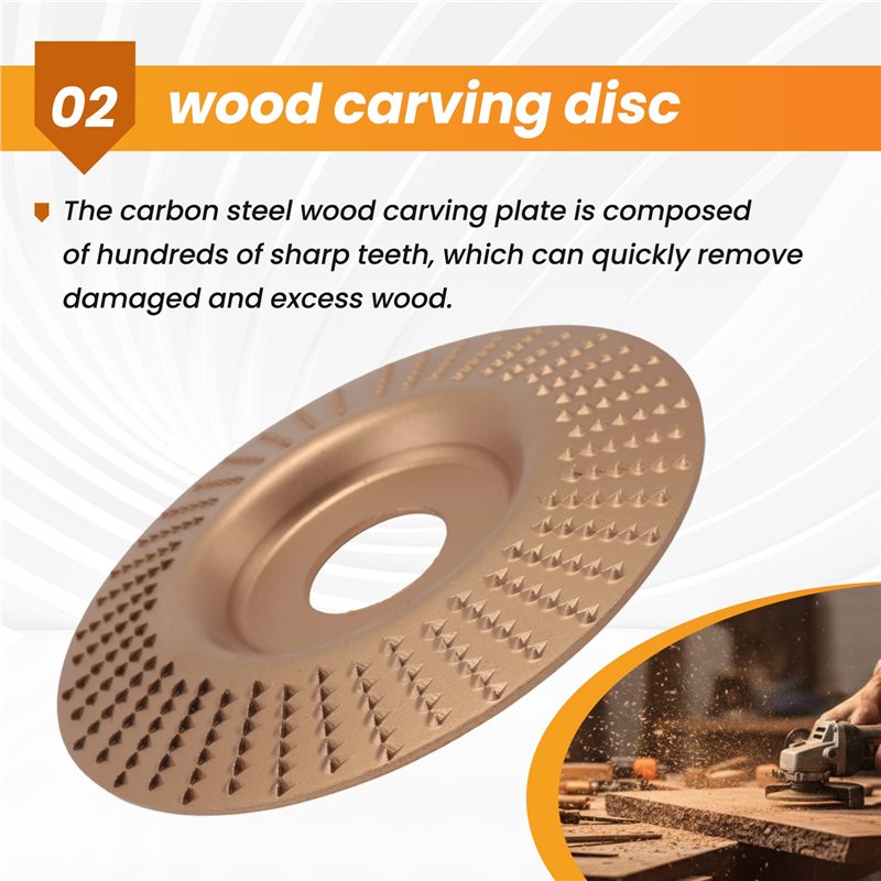 Stump Grinder Attachment - Cakram Ukir Kayu Multifungsi 4 Dan