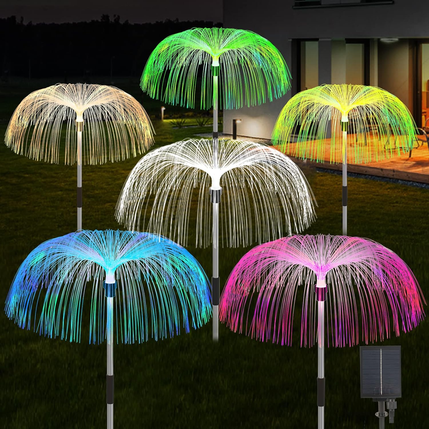 Outdoor Power For Wedding - Lampu Taman Ubur-Ubur Tenaga Surya LED