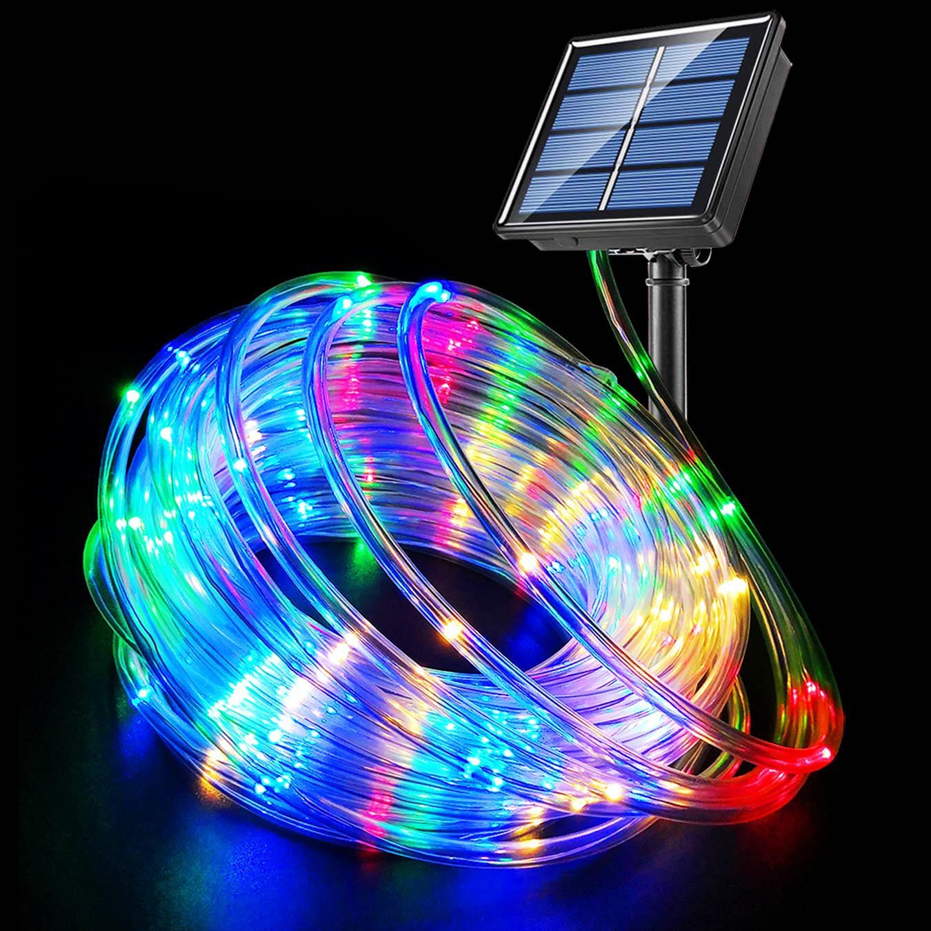 Outdoor Use Power Strip - Lampu Strip LED Pelangi Tenaga Surya