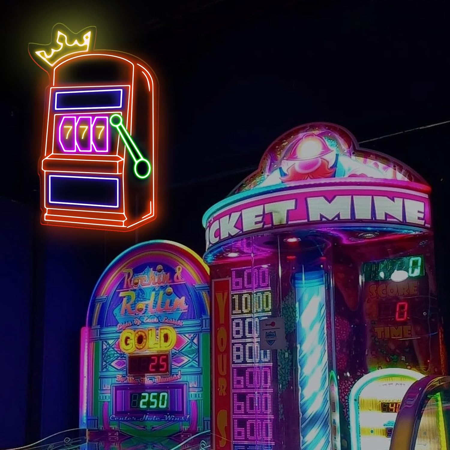 Ikon Permainan Mesin Slot Neon - Outdoor Power For Wedding ulasan dan harga