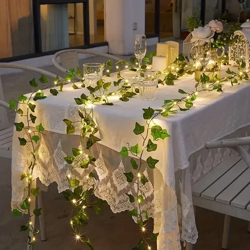 Lampu LED Daun Rotan Hijau, La - Outdoor Power For Wedding ulasan dan harga