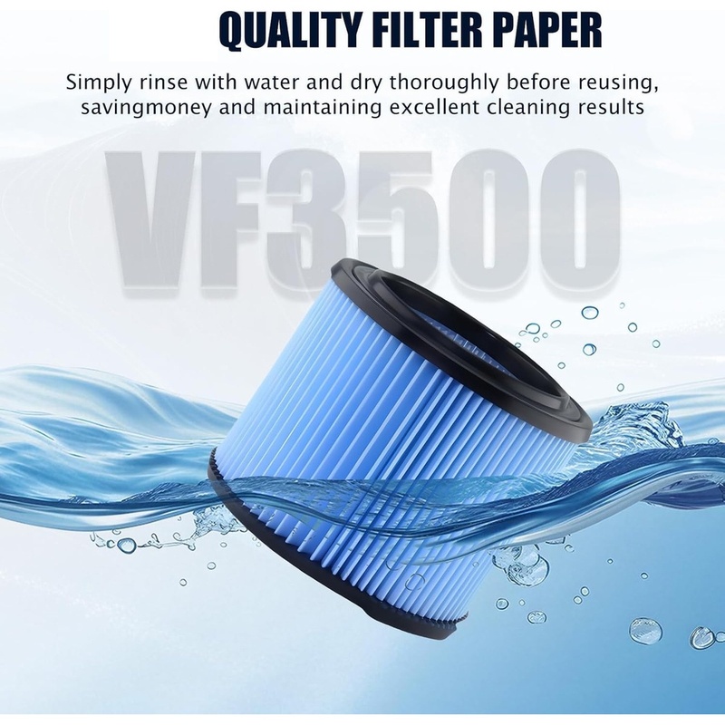 Filter A65T VF3500 untuk Ridgi - Wet Dry Vacuum Shop ulasan dan harga