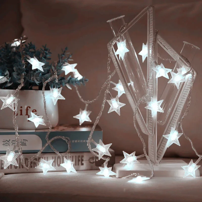 Lampu Tali Peri Bintang Hiasan - Outdoor Power For Wedding ulasan dan harga