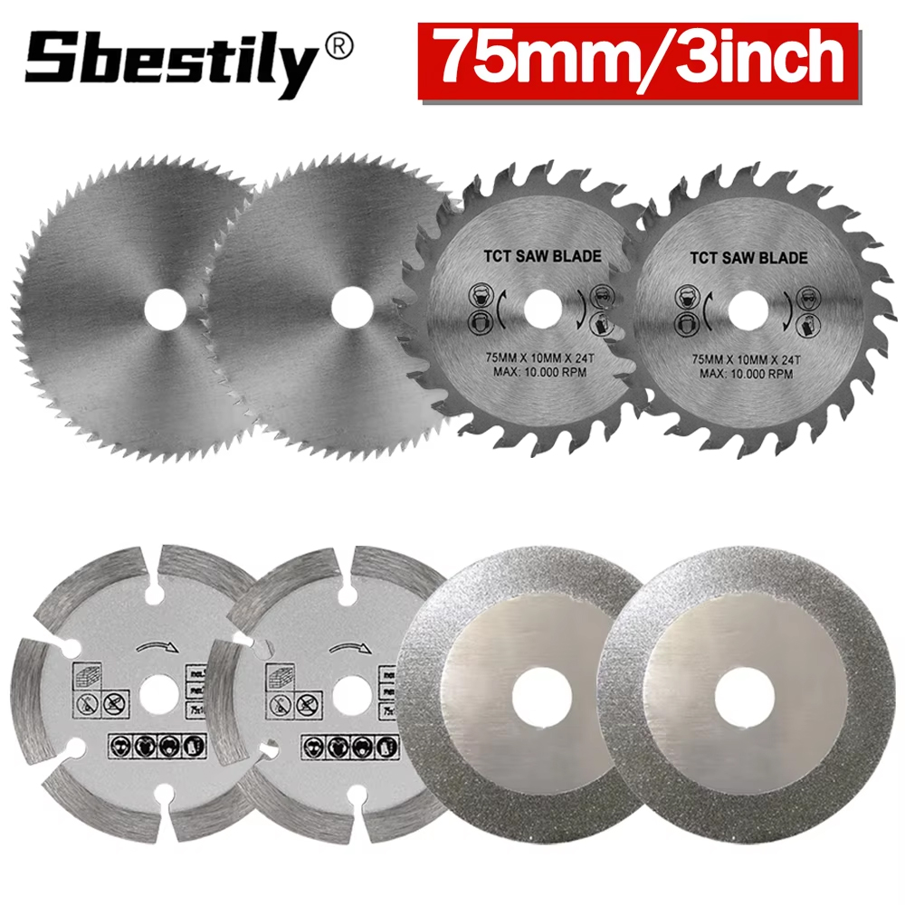 4/8pcs Mata Gergaji Bundar Kar - Stump Grinder Attachment ulasan dan harga