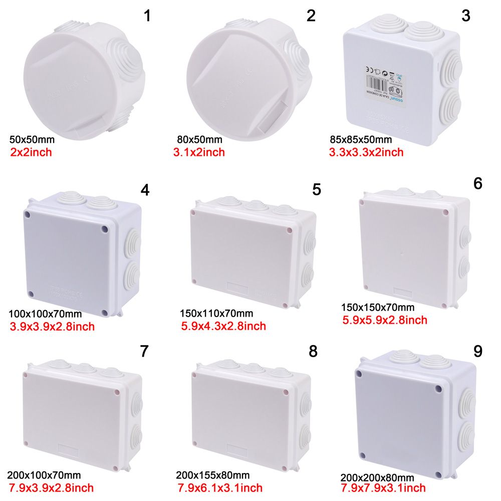 Kotak sambungan plastik ABS ca - Outdoor Power Cable Junction Box ulasan dan harga