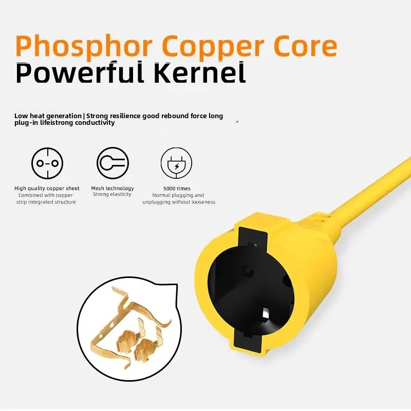 Kabel Ekstensi Schuko EU 16A 4 - Outdoor Use Power Strip ulasan dan harga