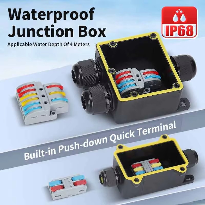 Kotak Sambungan Tahan Air IP68 - Outdoor Power Cable Junction Box ulasan dan harga