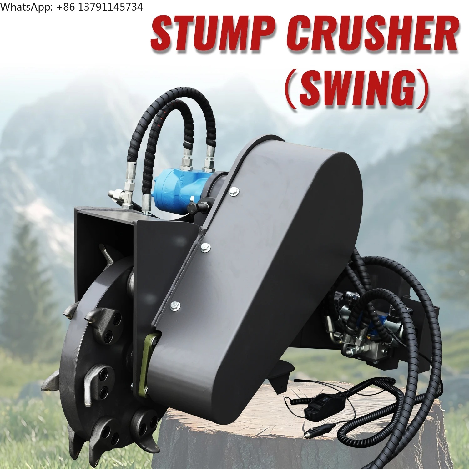 Aksesori penggiling tunggul ad - Stump Grinder Attachment ulasan dan harga