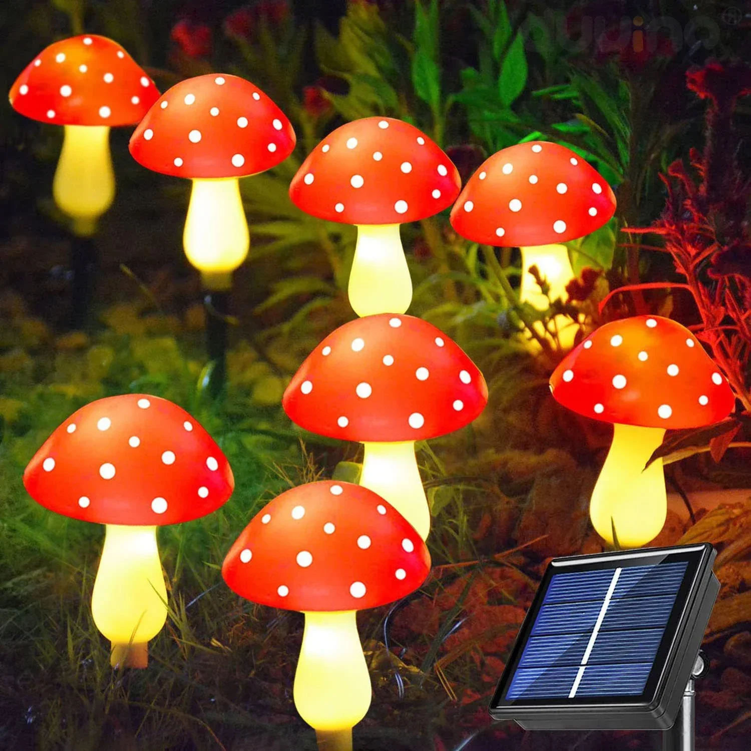 8/12/20 Kepala Lampu Jamur Sur - Outdoor Power Stake ulasan dan harga