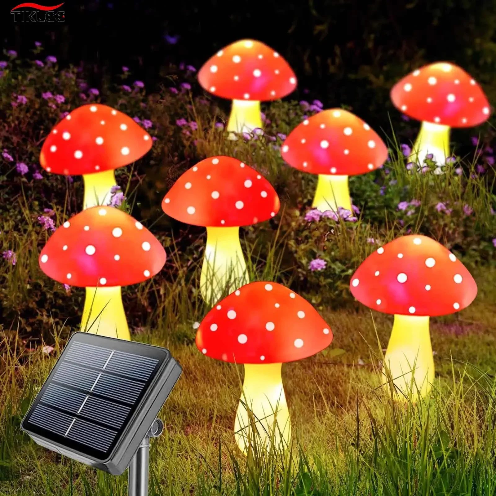 8/12/20 Kepala Lampu Jamur Sur - Outdoor Power Stake ulasan dan harga