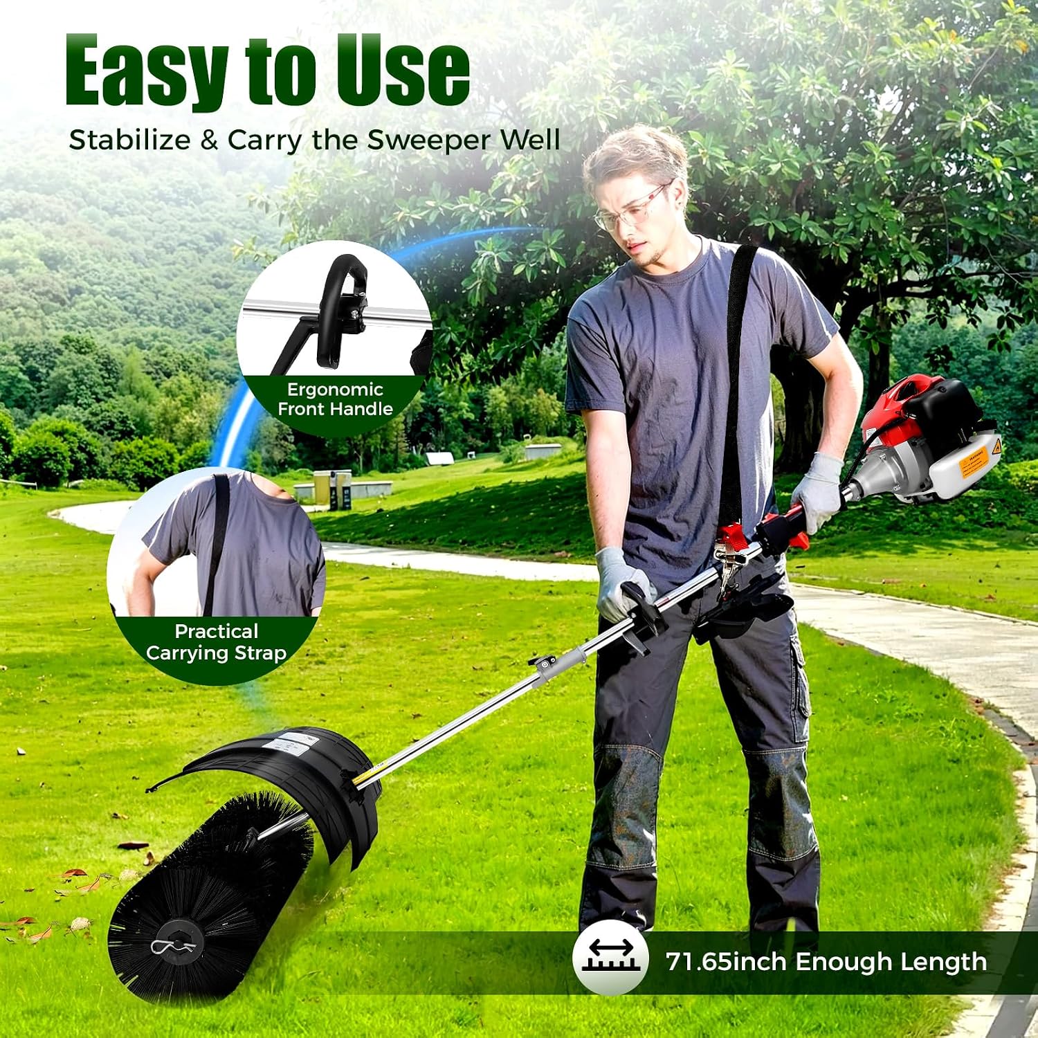 Penyapu Genggam Berbahan Bakar - Outdoor Power Broom ulasan dan harga