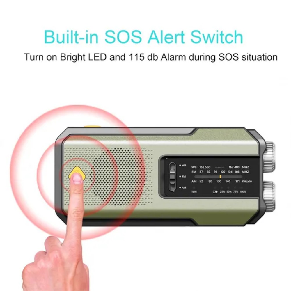 Radio Cuaca NOAA Darurat Tenag - Outdoor Power Equipment Brands ulasan dan harga