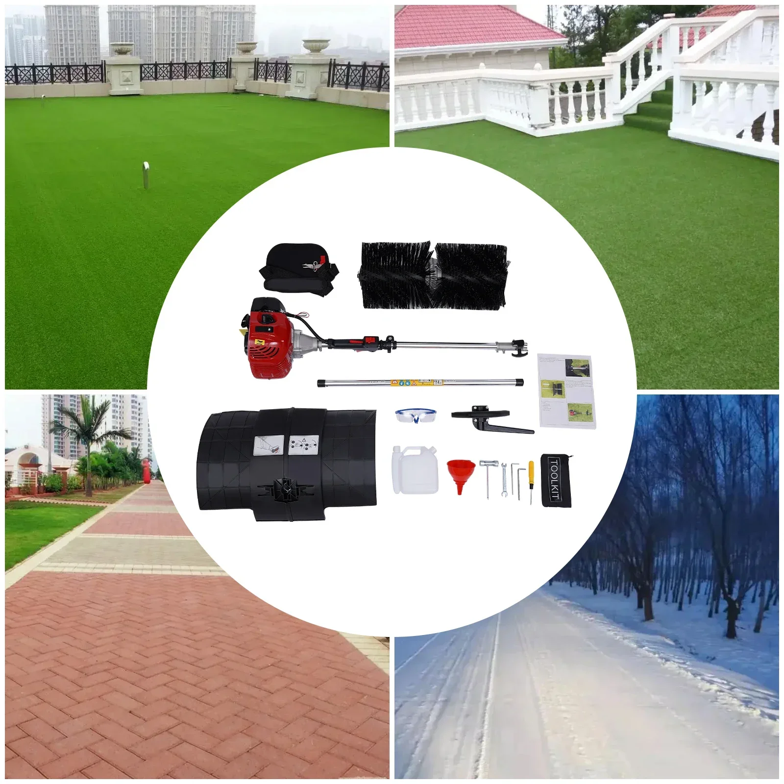 Penyapu Dorong 1,7KW / 2,3HP S - Outdoor Power Broom ulasan dan harga