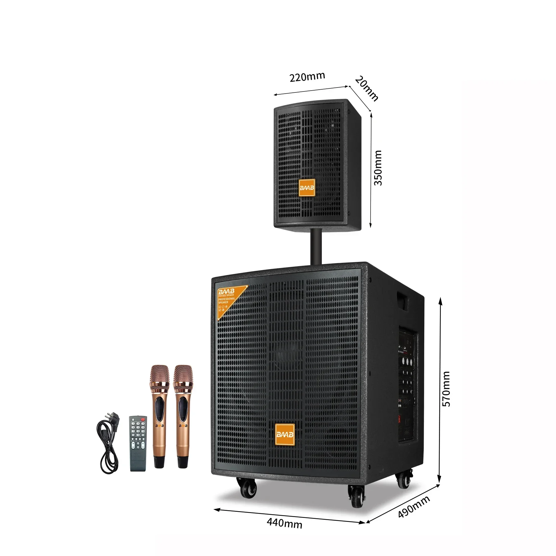 Speaker Karaoke Profesional BB - Outdoor Power For Wedding ulasan dan harga