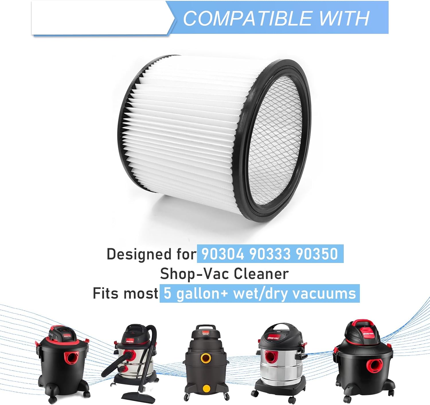 Penggantian Filter Shop-Vac 90 - Wet Dry Vacuum Shop ulasan dan harga