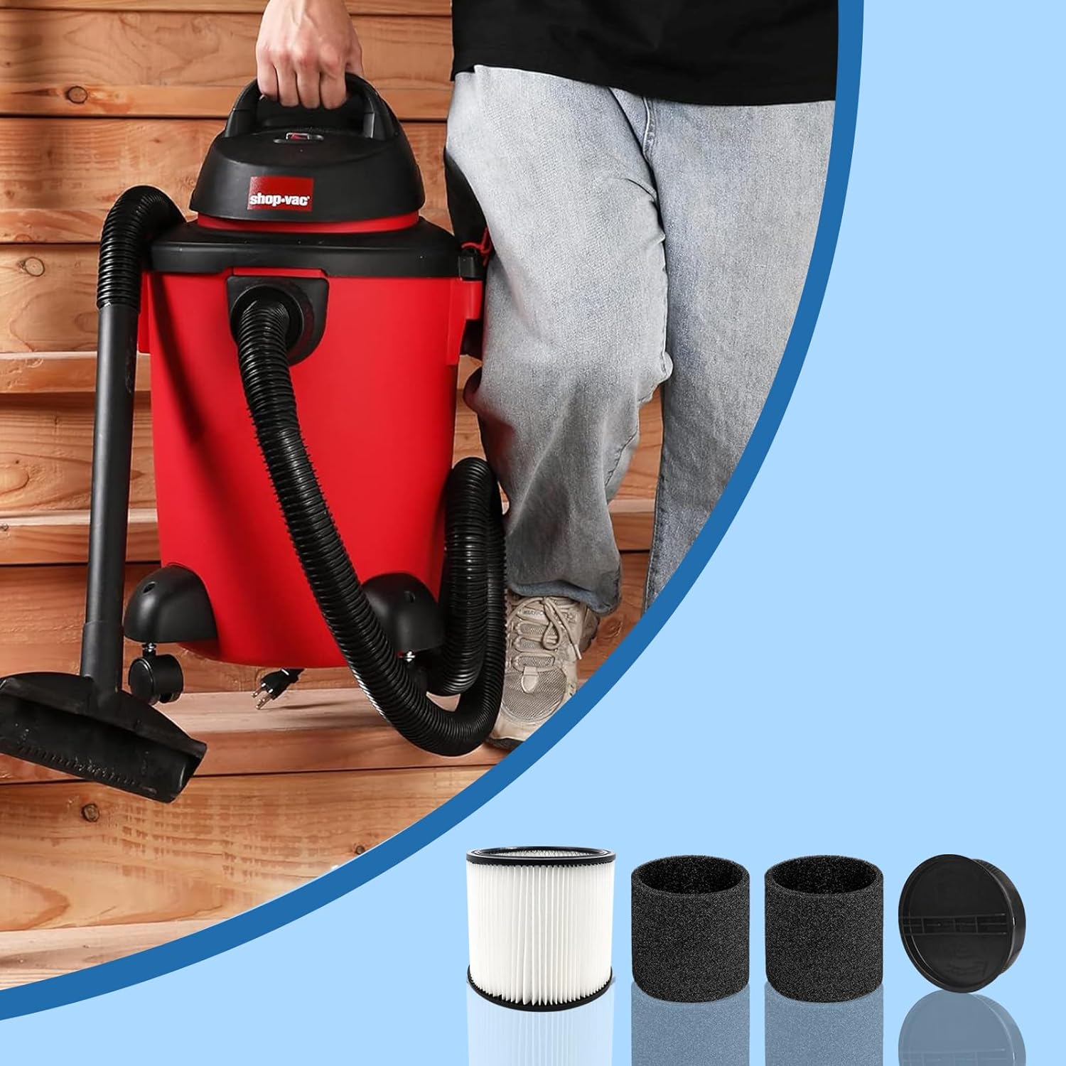 Penggantian Filter Shop-Vac 90 - Wet Dry Vacuum Shop ulasan dan harga