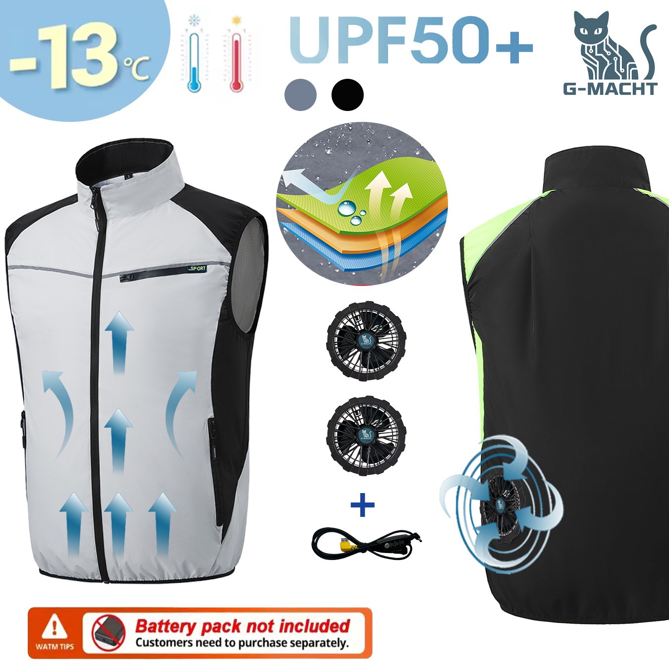 Rompi Kipas Pendingin USB Romp - Outdoor Power Not Working ulasan dan harga